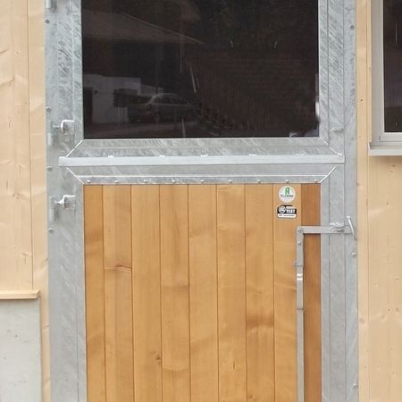 Allemann Aussenboxentür Standard,DIN L mit Fichte-Bohlen